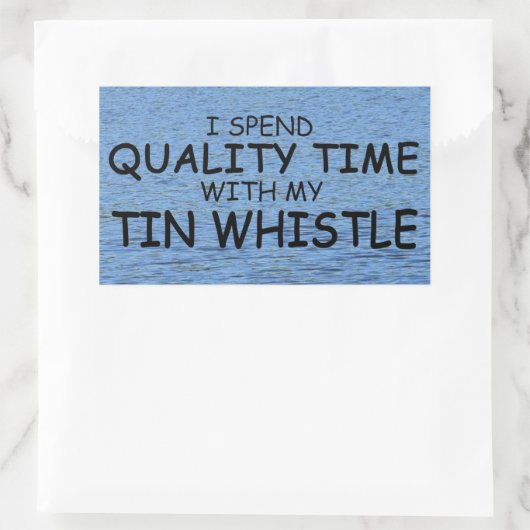 Tin-Pfeife-Rechteckaufkleber Rechteckiger Aufkleber (Tasche)