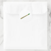 Tin Pfeifkleber Runder Aufkleber (Tasche)