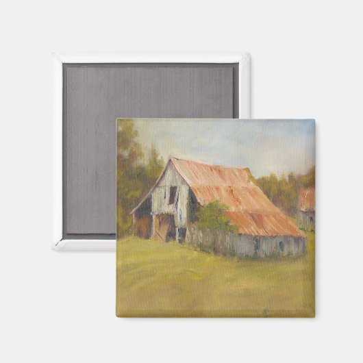 Tin Roof Barn Magnet (Vorderseite/Rückseite)