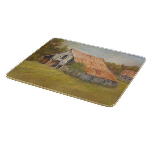 Tin Roof Barn Schneidebrett (Ecke)