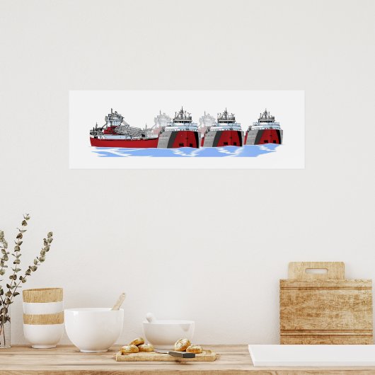 Tin Stacker Triple A Triple Poster (Küche)