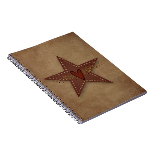 Tin Star Notebook Notizblock (Rechte Seite)