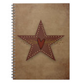 Tin Star Notebook Notizblock (Vorderseite)