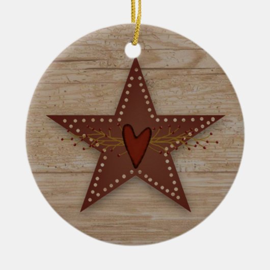 Tin Star Ornament (Vorne)