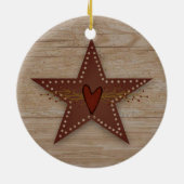 Tin Star Ornament (Hinten)