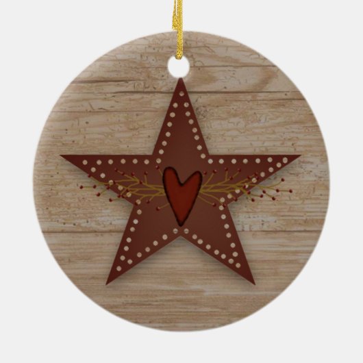 Tin Star Ornament (Hinten)