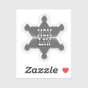 Tin Star Sheriff Aufkleber