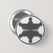 Tin Star Sheriff Button (Vorne & Hinten)