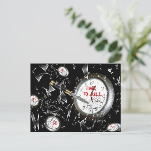 Tin ti kill2 postkarte (Stehend Vorderseite)