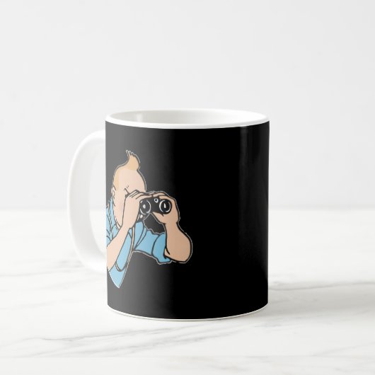 Tin-Tin Binoculars Kaffeetasse (Vorderseite Links)