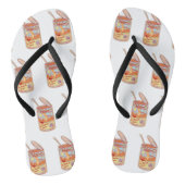 Tin von Spaghetti Dosenfutter patteren Badesandalen (Fußbett)