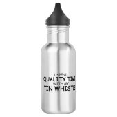 Tin Whistle Edelstahlflasche (Links)