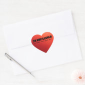 Tin Whistleaholic Life Heart Sticker (Umschlag)