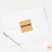 Tin Whistleaholic Life Square Sticker (Umschlag)