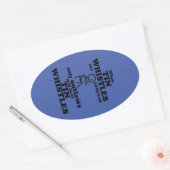 Tin Whistles Oval Sticker (Umschlag)