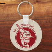 Tin Woodman (Tin Man) Gesicht CC0901 Wunderbarer Z Schlüsselanhänger (Vorderseite)