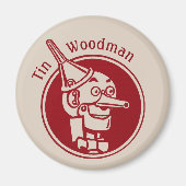 Tin Woodman (Tin Man) Gesicht CC0902 Wunderbarer Z Magnet (Vorne)
