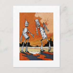 Tin Woodman Vintag Illustration Postkarte