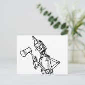 Tin Woodsman Postkarte (Stehend Vorderseite)