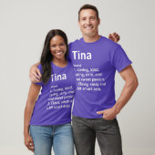 TINA Definition Personalisiert Name Funny Birthday T-Shirt (Unisex)
