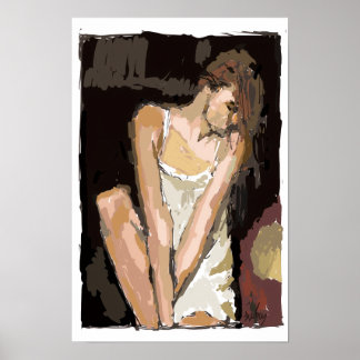 Tina in Degas Stimmung Poster