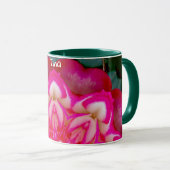 TINA ~ Personalisierte Rose Petals ~ Tasse (VorderseiteRechts)