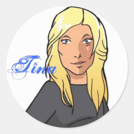 Tina Stickers (Vorderseite)
