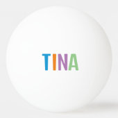 Tina Tischtennisball (Vorderseite)