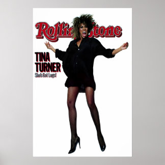 Tina Turner 1984 Rolling Stone Magazine Cover Poster