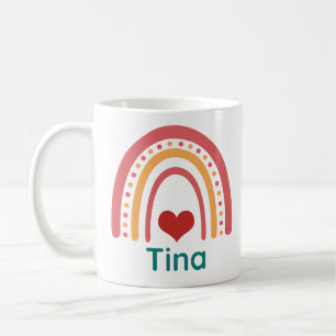 Tina Vintag Boho Rainbow Kaffeetasse