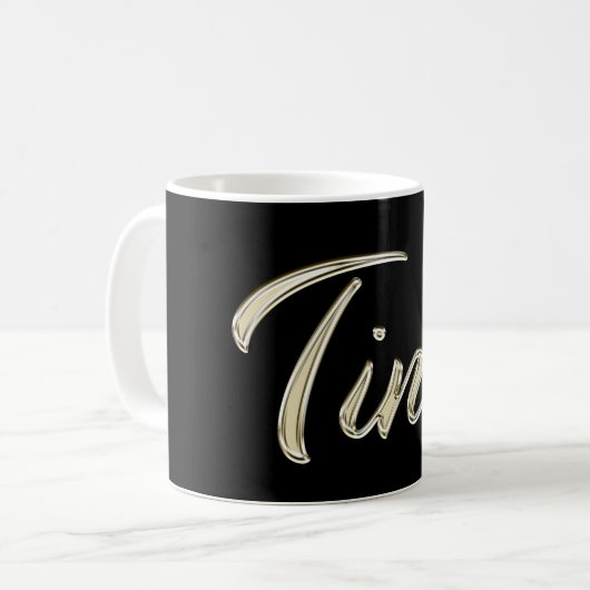 Tina white gold Handwriting Tasse Kaffeetasse (Vorderseite Links)