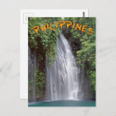Tinago Falls Philippines Postkarte (Vorne/Hinten)