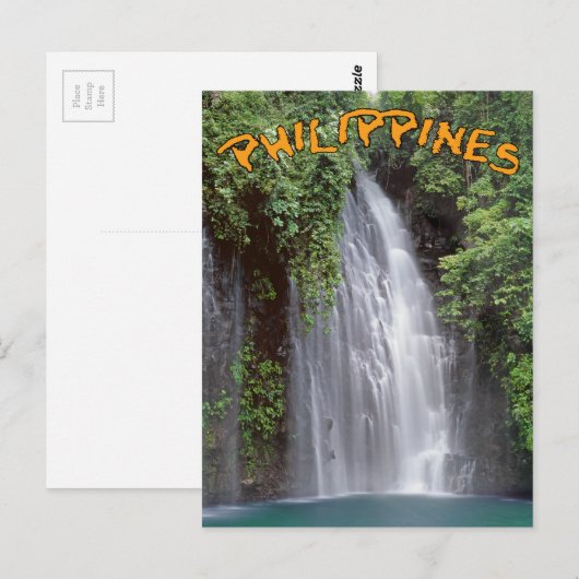 Tinago Falls Philippines Postkarte (Vorne/Hinten)