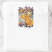 Tinam No Metal No Magic Stickers (Tasche)