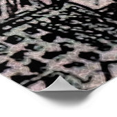 Tina's Beach Shack, Long Island, Bahamas Poster (Ecke)