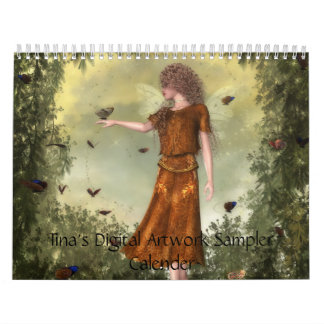 Tinas Digital-Grafik-Probenehmer Kalender