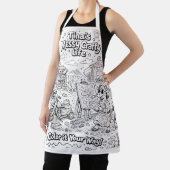 Tina's Messy Crafty Life -Apron, M-  #PCF Schürze (InSitu)