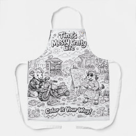 Tina's Messy Crafty Life -Schürze, M-  #PCF Schürze