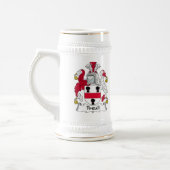 Tindall Familienwappen Bierglas (Links)