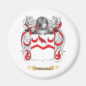Tindall-Familienwappen (Wappen) Magnet (Vorne)
