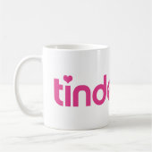 Tinderella, großer Text Kaffeetasse (Links)