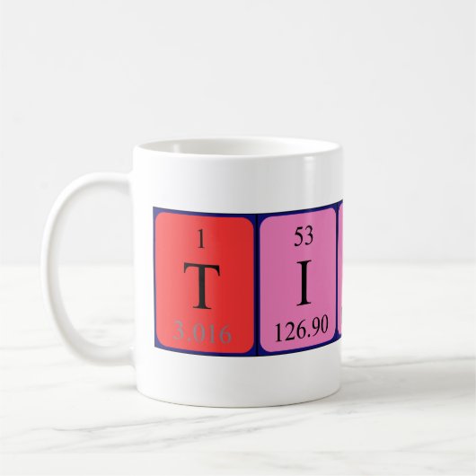 Tindra Periodenname Tasse (Links)