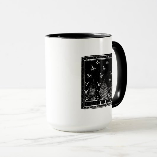 Tindr's Bees 15 oz. Tasse (VorderseiteRechts)