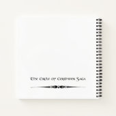 Tindr's Bees Square Notebook Notizblock (Rückseite)