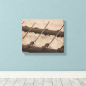 Tine to Rake in Sepia Leinwanddruck (Insitu (Holzboden))