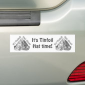 Tinfoil Hat Time Autoaufkleber (Auf Auto)