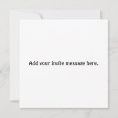 Tinfoil Hat Time Einladung (Rückseite)