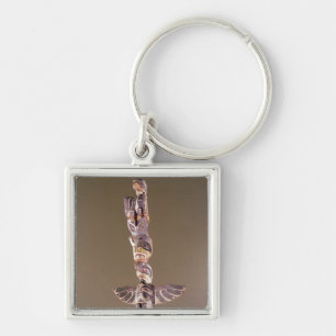 Tinglit Vogel-Clan-Totempfahl Schlüsselanhänger