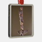 Tinglit Vogel-Clan-Totempfahl Silbernes Ornament (Rechts)