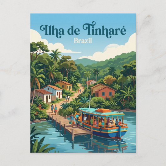 Tinharé Brasilien Postkarte (Vorderseite)